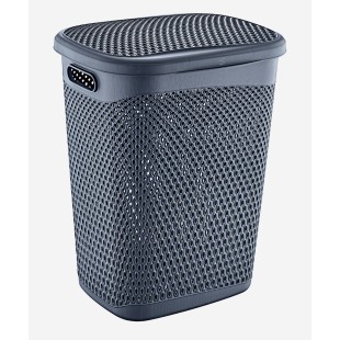 Пластмасов кош за дрехи 55л 44,8x38,9x56,5см антрацит HOME-(TRN-171-04) - Horecano