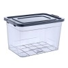 Пластмасова кутия контейнер за съхранение 30л 47x31,5xh29,7см антрацит HOME-(TRN-209-01) - Horecano