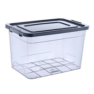 Пластмасова кутия контейнер за съхранение 30л 47x31,5xh29,7см антрацит HOME-(TRN-209-01) - Horecano