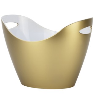 Поликарбонатна шампаниера 35x26xh25,5см златиста RK-(BK.600G GOLD) - Rubikap