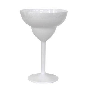 Поликарбонатна чаша за Маргарита (MARGARITA) 350мл 11,8xh17,5см бяла RK-PRЕMIUM WHITE-(PM.M30)  - Rubikap