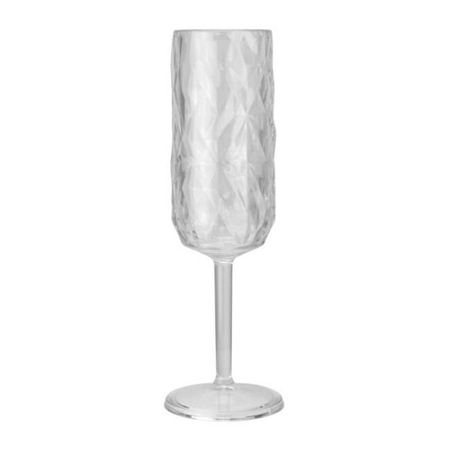 Поликарбонатна чаша за шампанско 180мл PRISMA CLEAR RK-(EX.PG180-PC001) - Rubikap