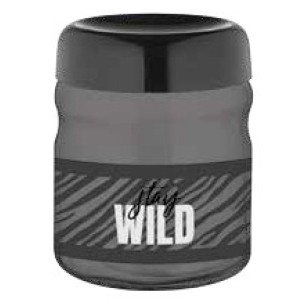 Стъклен буркан с декор 900мл "Stay Wild" M-132017- Horecano