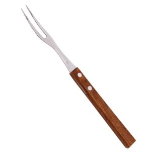 Вилица двурога с дървена дръжка 28.5см SIMONAGGIO-CHURRASCO (CH552) - Horecano 