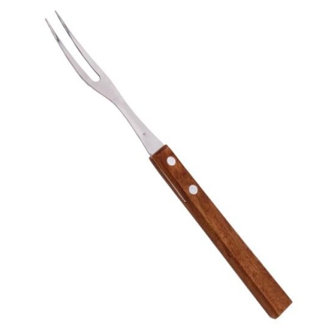 Вилица двурога с дървена дръжка 28.5см SIMONAGGIO-CHURRASCO (CH552) - Horecano 