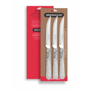 Нож за стек 3бр. SIM-ELEMENTOS-MARBLE-(1303/3.06)(142.103.0301.106) - SIMONAGGIO