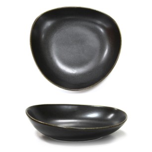  Порцеланова чиния  дълбока ф23см ANTIQUE-BLACK (TR0003-9B) - Horecano