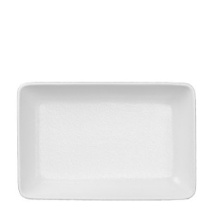 Порцеланово плато правоъгълно 22x15см 590мл стакабъл ATLAS WHITE-(HC-561233) - Horecano