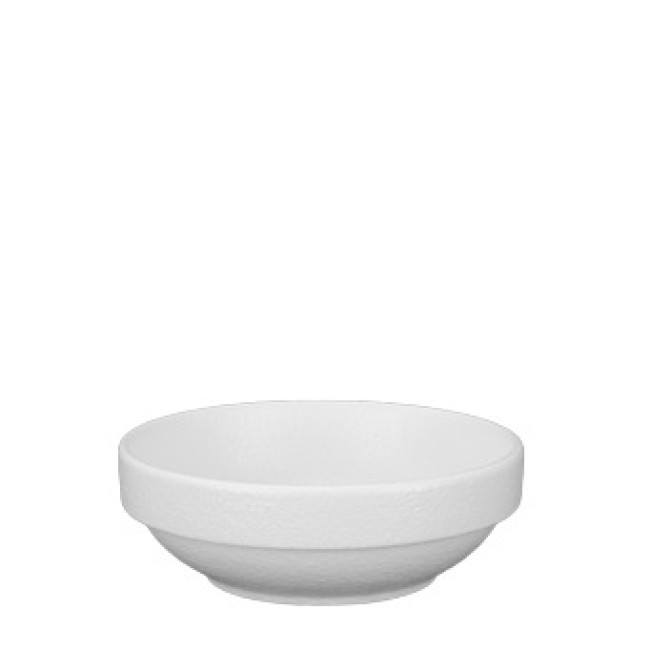 Порцеланова купа ф12xh4,5см 230мл стакабъл ATLAS WHITE-(HC-561235) - Horecano