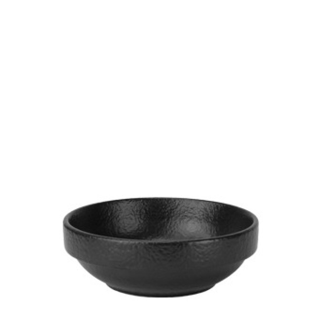 Керамична купа ф12xh4,5см 230мл стакабъл ATLAS BLACK-(HC-561236) - Horecano