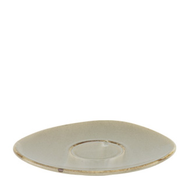 Порцеланова подложна чинийка 15,5x14xh1,8см ANTIQUE-GREY-(HC-56134) - Horecano