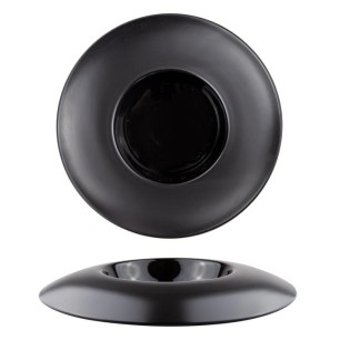 Порцеланова чиния черна ф18см GOURMET HORECANO-VISION BLACK- (F2638FB-7L)