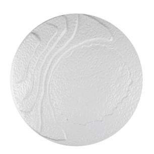 Порцеланово плато на вълни кръгло 31см METEOR WHITE-(F3071-12) - Horecano