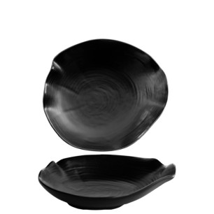 Порцеланова чиния дълбока 17см WILLOW BLACK-(F3971-6.5FB) - Horecano
