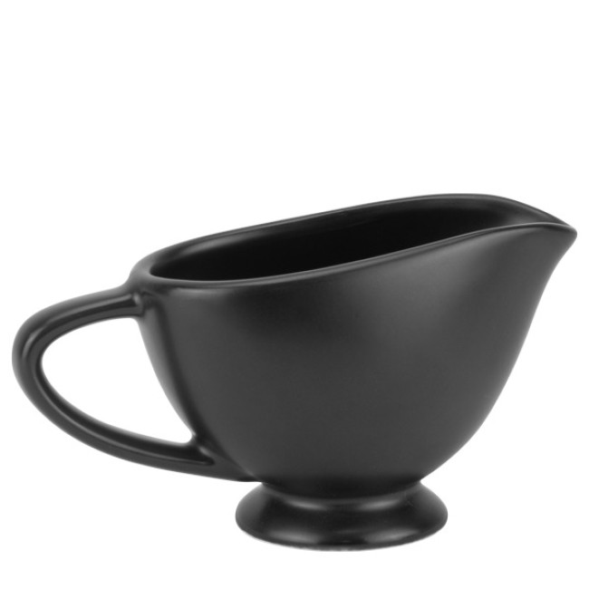 Порцеланова сосиера 100мл MATT VISION BLACK-(F1424-4.75FB) - Horecano