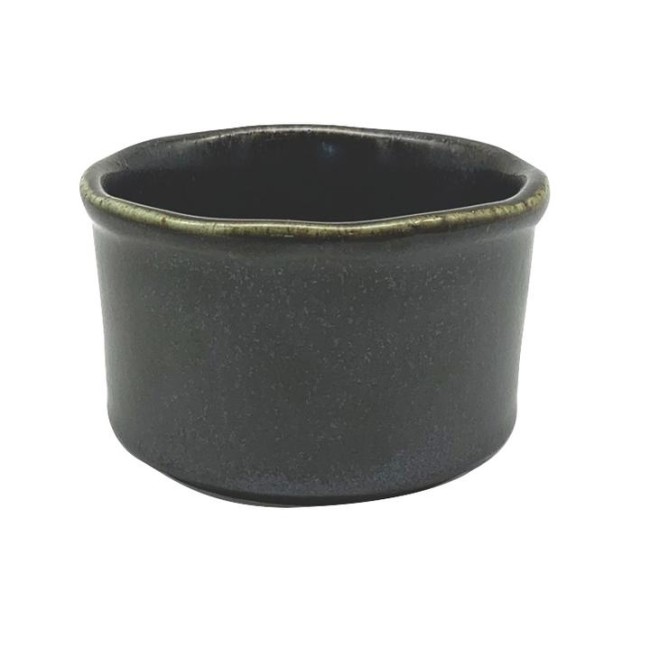 Порцеланов рамекин кръгъл 9см 150мл ANTIQUE-BLACK-(ZA0204-3.5-B) - Horecano