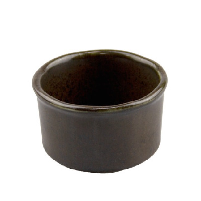 Порцеланов рамекин кръгъл 9см 150мл ANTIQUE-BLACK-(ZA0204-3.5-B) - Horecano