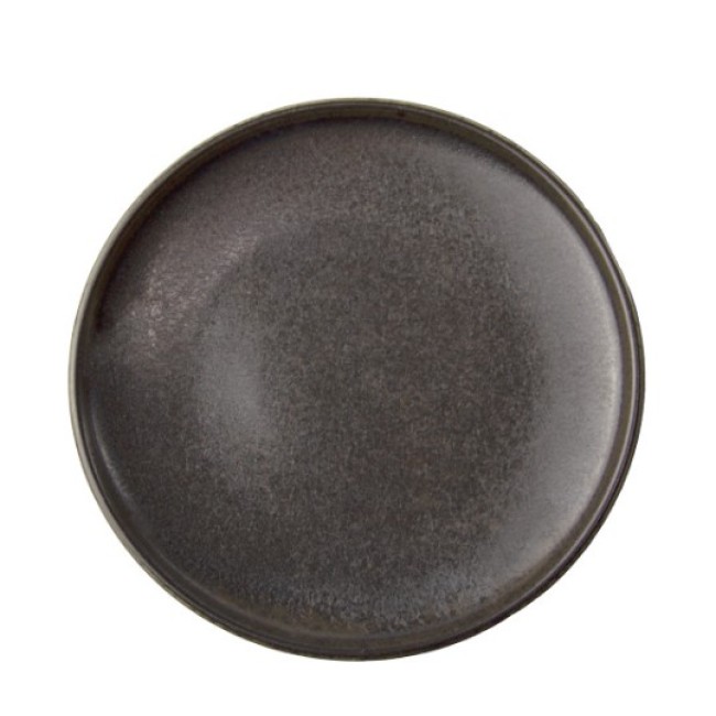 Порцеланова чиния кръгла 26см ANTIQUE-BLACK-(ZA0001-10.25-B) - Horecano