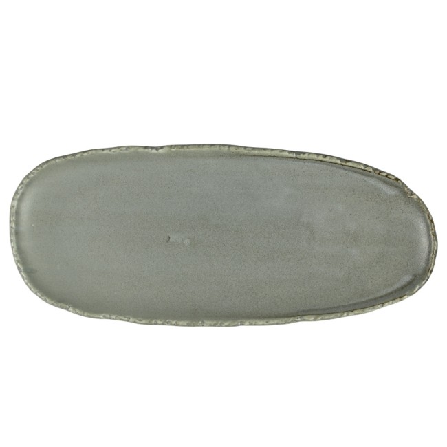 Порцеланова овална чиния 35x15xh2см FUJI ASH-(ZA0309-13FA) - Horecano