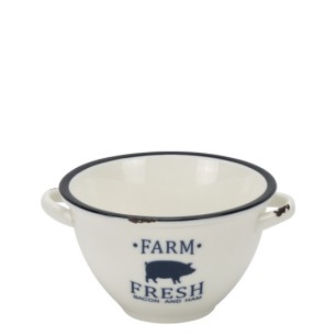 Порцеланова купичка 13x11xh6,5см 300мл HAPPY FARM- (HF-56700) - Horecano