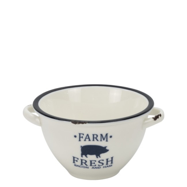Порцеланова купичка 13x11xh6,5см 300мл HAPPY FARM- (HF-56700) - Horecano