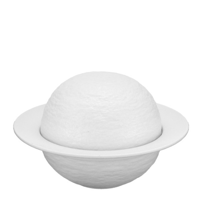 Порцеланова купа за презентация с капак ф16,5xh10см ATLAS WHITE-(HC-56764) - Horecano