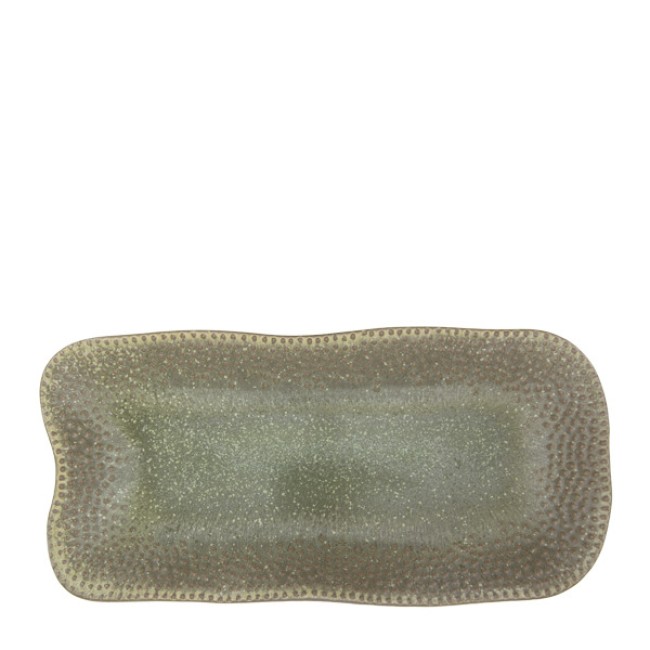 Порцеланово плато за презентация 38x18xh3см ALANI-GREEN-(HC-56805) - Horecano