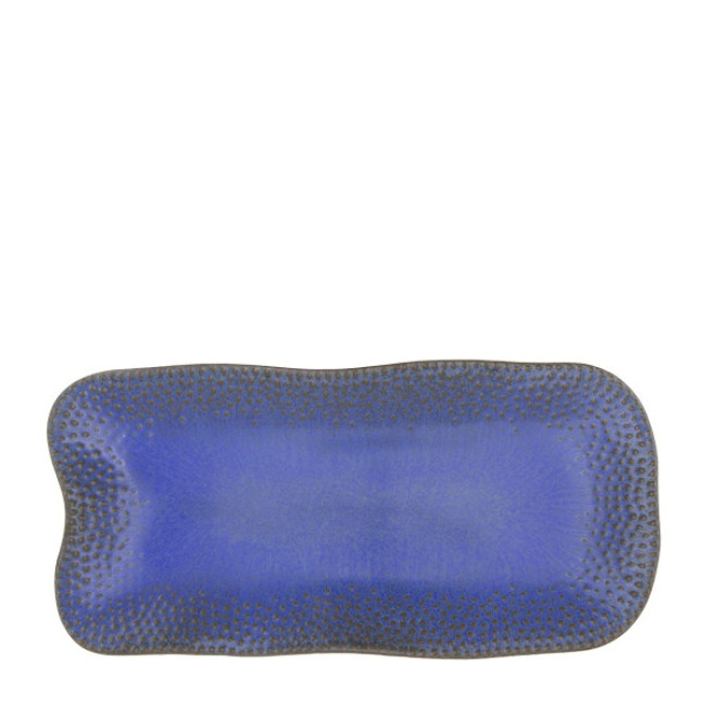 Порцеланово плато за презентация 38x18x3hсм ALANI-BLUE-(HC-56811) - Horecano