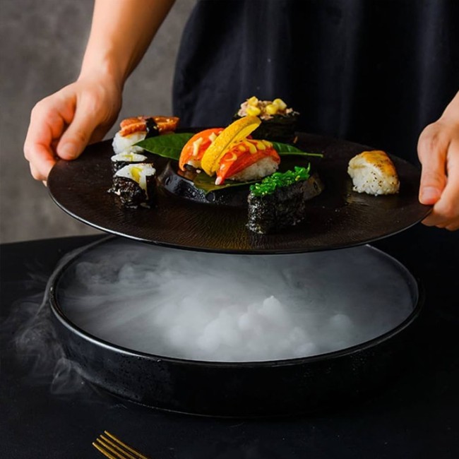 Порцеланово плато за Seafood ф31xh3,5см METEOR-(HC-56856) - Horecano