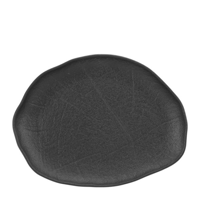 Порцеланово плато овално 37см WILLOW BLACK-(HC-56880)  - Horecano