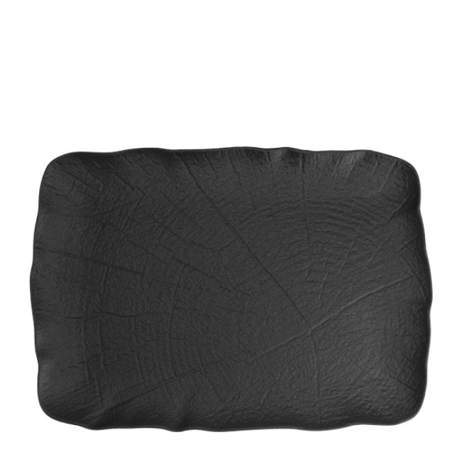 Порцеланово плато правоъгълно 33x23см WILLOW BLACK-(HC-56882) - Horecano