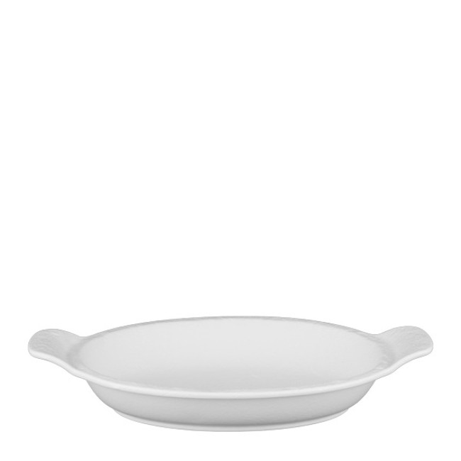 Порцеланова тава овална 500мл 28x16см METEOR WHITE-(HC-56896) - Horecano