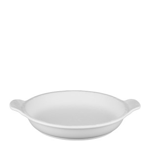 Порцеланова тава кръгла 800мл ф21см METEOR WHITE-(HC-56898) - Horecano