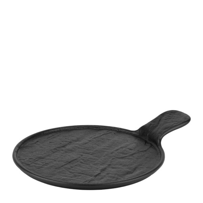 Порцеланово плато за презентация с дръжка ф26x34,5см METEOR-(HC-56901) - Horecano