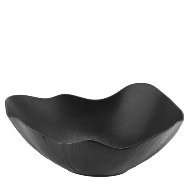 Порцеланова купа асиметрична 46x31,5xh19,5см черна REN BUFFET-(HC-56929) - Horecano