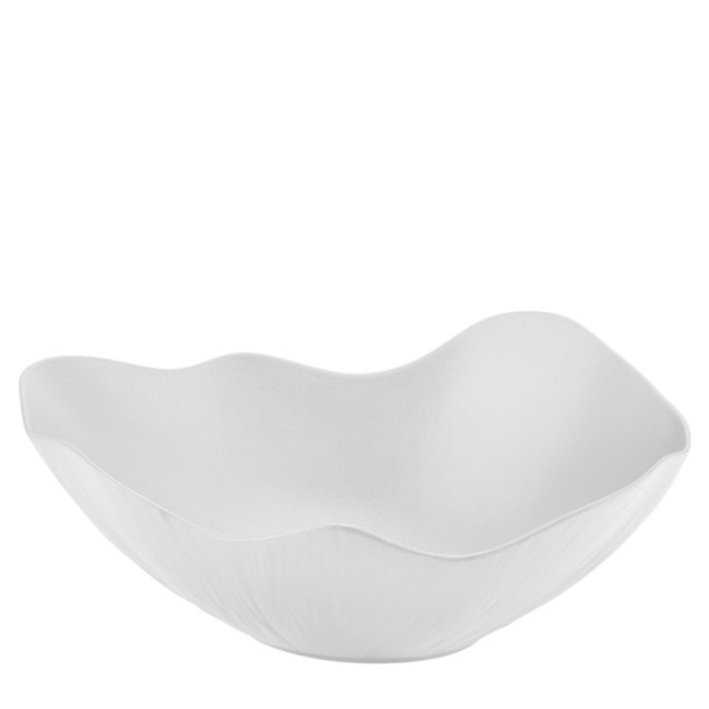 Порцеланова купа асиметрична 46x31,5xh19,5см бяла REN BUFFET-(HC-56930) - Horecano
