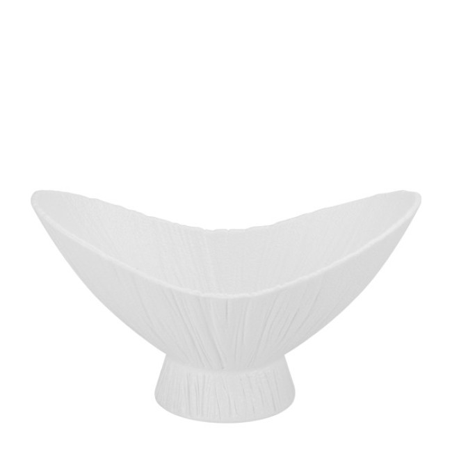Порцеланова купа на стойка асиметрична 19,5x11x10,8см REN-(HC-56934) - Horecano