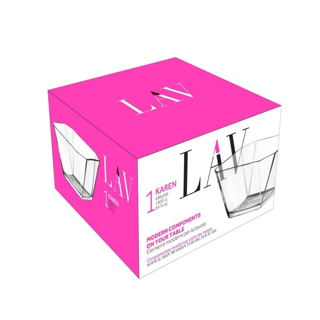 Стъклена купа квадратна 1,9л KRN 299 - Lav