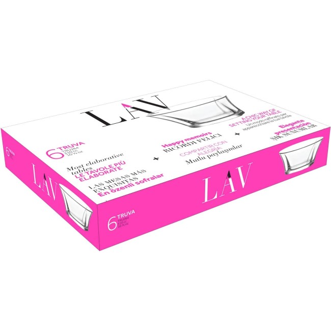 Стъклена купа 17см 850мл TRU 283 - Lav