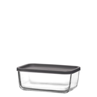 Стъклена кутия със сив капак 1,17л CUB 238-PK222 - Lav