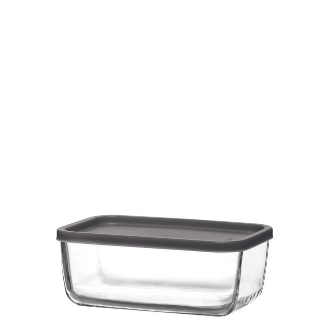 Стъклена кутия със сив капак 1,17л CUB 238-PK222 - Lav