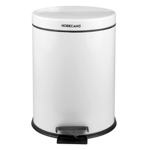 Кош с педал 30л ф31xh45см бял (4501.2435S.101.30W) - Horecano