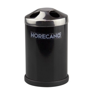 Поставка за четки за зъби 7xh11см черна (4711.22.711.S) - Horecano