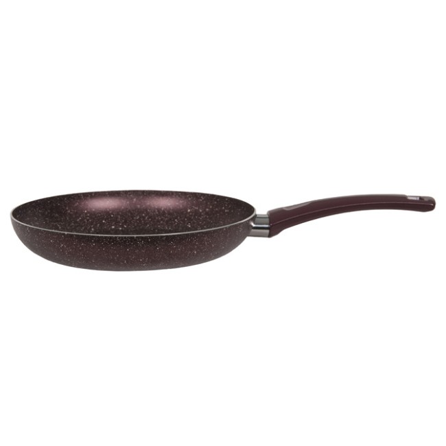 Алуминиев тиган с незалепващо покритие ф26xh5см, 1,8мм PURPLE GRANITE HOME-(HCH-6289) - Horecano