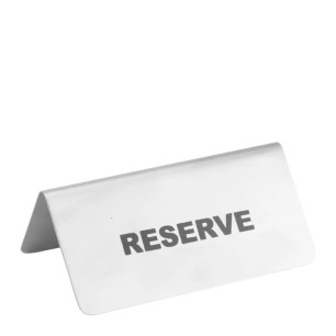 Метална табелка RESERVE 12x6см (HC-71420) - Horecano