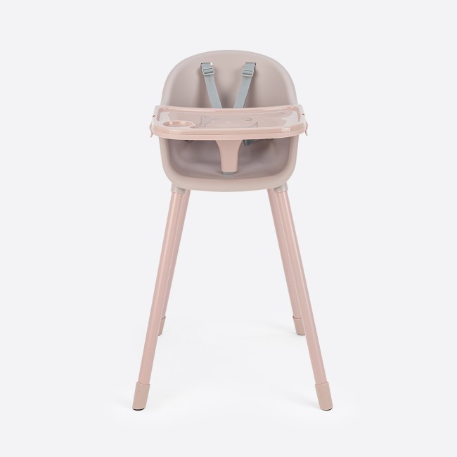 Детски стол за хранене висок светло розово (06205) (6205) - Dunya