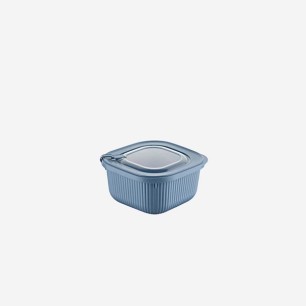 Пластмасова кутия за съхранение 12,5x12,5xh7см 600мл различни цветове Microline-(30901) - Dunya