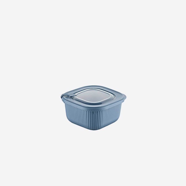 Пластмасова кутия за съхранение 12,5x12,5xh7см 600мл различни цветове Microline-(30901) - Dunya