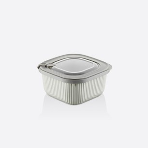 Пластмасова кутия за съхранение 17,5x17,5xh9,5см 1,8л различни цветове Microline-(30903) - Dunya