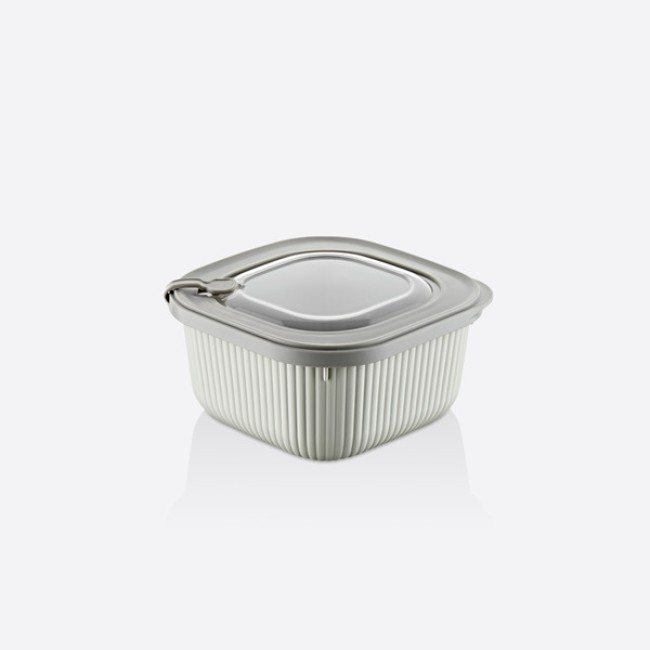 Пластмасова кутия за съхранение 17,5x17,5xh9,5см 1,8л различни цветове Microline-(30903) - Dunya